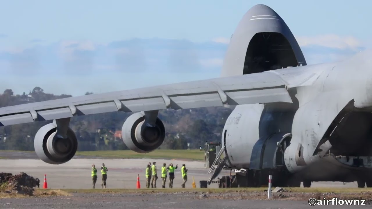 USAF C-5 Galaxy  Auckland - 2025