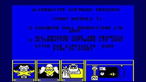 Count Duckula 2 Title Music for the Amstrad CPC