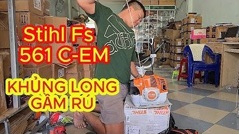 Stihl FS 561 C-EM! Mẫu máy cắt cỏ "ĐẮT TIỀN NHẤT"! Bằng 8 con Kawasaki TJ53
