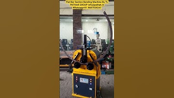 16 mm Thick Flat Bar Section Bending Machine By TL PATHAK GROUP