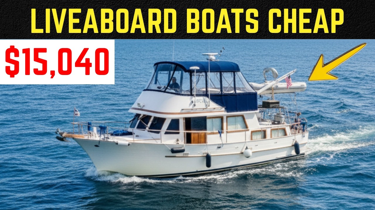 US Boat Market Crash: 5 Classic Trawlers from $10K–$39K (Insane Deals)