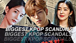Biggest Kpop Scandals of All time