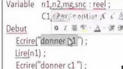 introduction de Algorithme darija  (partie 2 )