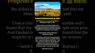 I had a chance to look into Paradise and I found that the majority of its people were… #hadith