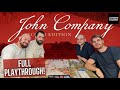 Full playthrough of the board game john company