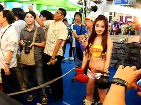 20110728世貿電腦應用展~李筱喬(果凍)~超Q拳擊手~