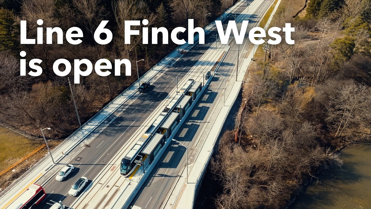 Line 6 Finch West is officially open