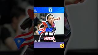 Adriana Diaz Signature Move Is Impossible To Hit .... #olympics #tabletennis #reaction