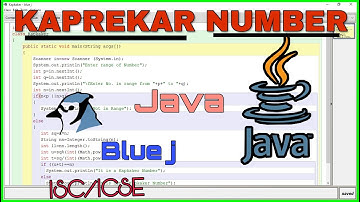 Kaprekar Number Java Program Blue j ISC/ICSE