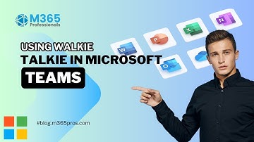 Using Walkie Talkie in Microsoft Teams | Walkie Talkie Teams!