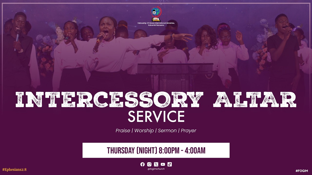 THURSDAY NIGHT INTERCESSORY ALTAR | 5TH MARCH 2026  | FOGIM