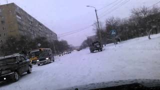 Видео Комсомольск на Амуре, ул Вокзальная, 26 11 2013 - После снегопада от Nikita Babich, Вокзальная улица, Комсомольск-на-Амуре, Россия