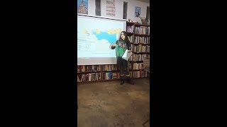 ECR's Ozlem Goner on Rojava Revolution at Camas Books on Lekwungen Territory, Victoria, BC