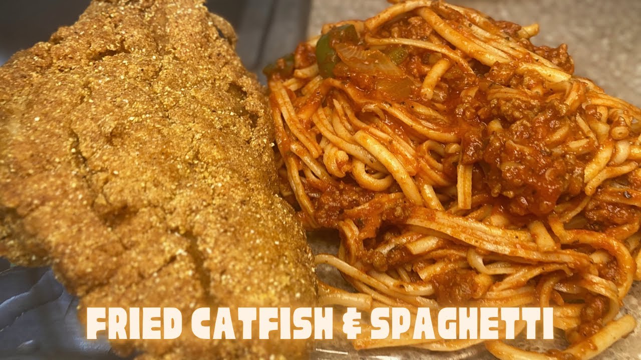 FRIED CATFISH & SPAGHETTI  A MIDWEST CLASSIC! 