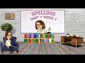 Spelling Video Quiz