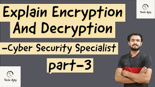 Explain Encryption and Decryption in hindi || secure network protocols part-3