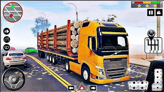 Log Transporter Truck Driving | Offroad Transport Truck Simulator | Android Gameplay screenshot 1