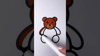 Bear Coloring Page #shorts