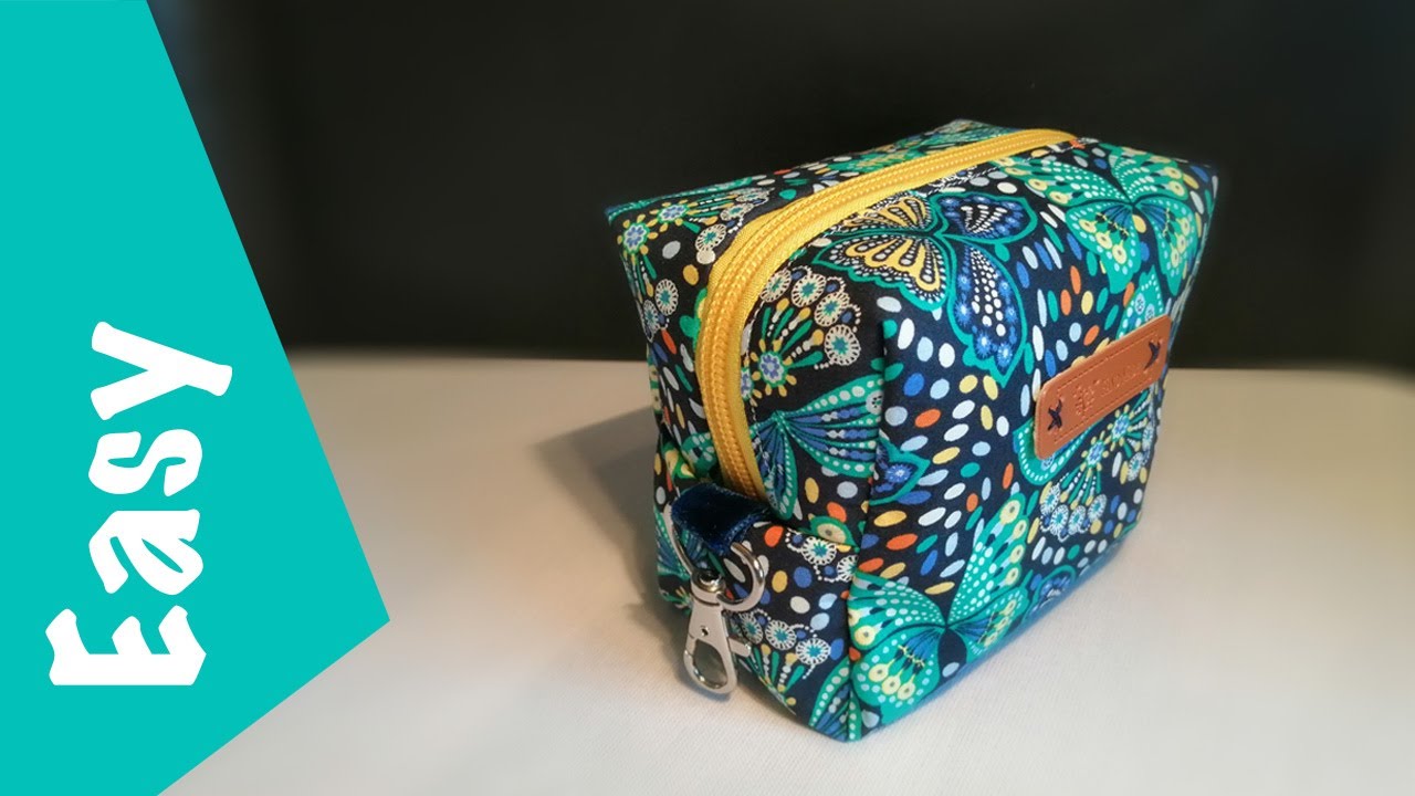 Tuto couture : Trousse Papillon / Zipper Box / Funny seam
