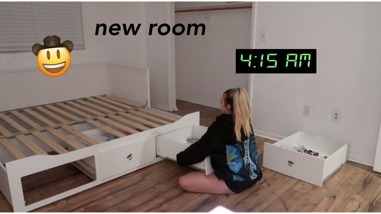 moving into my new room YouTube