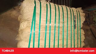 horizontal hydraulic fiber compactor waste cloth paper baling machine