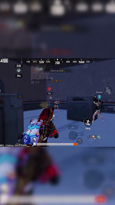 1v3 Clutch Baited the Third Party 💥 | BGMI DP-28   SCAR-L
