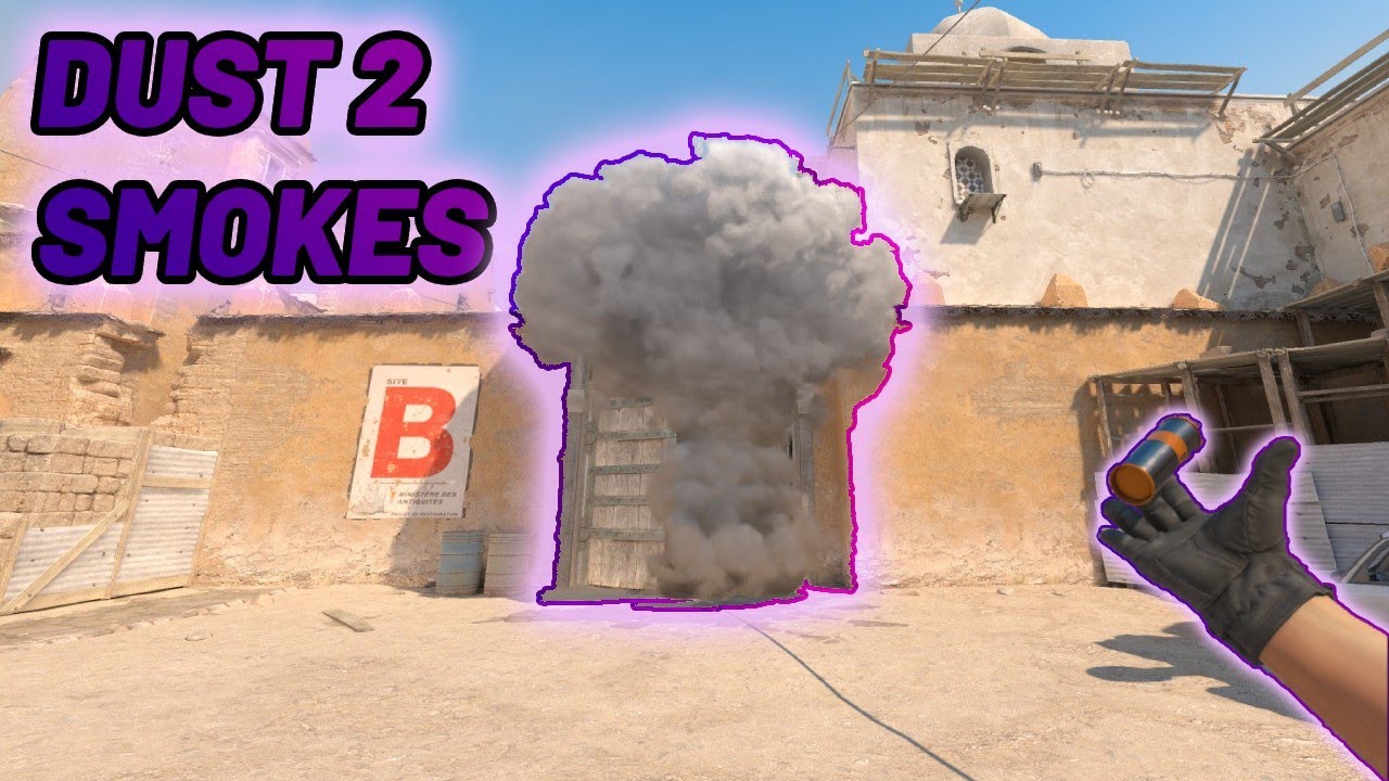 Entry Level DUST 2 Pre-Throw Smokes! (Dust 2 How To) - YouTube