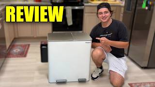 Dual Trash & Recycling Bin Test | Soft Close & 2 Compartments