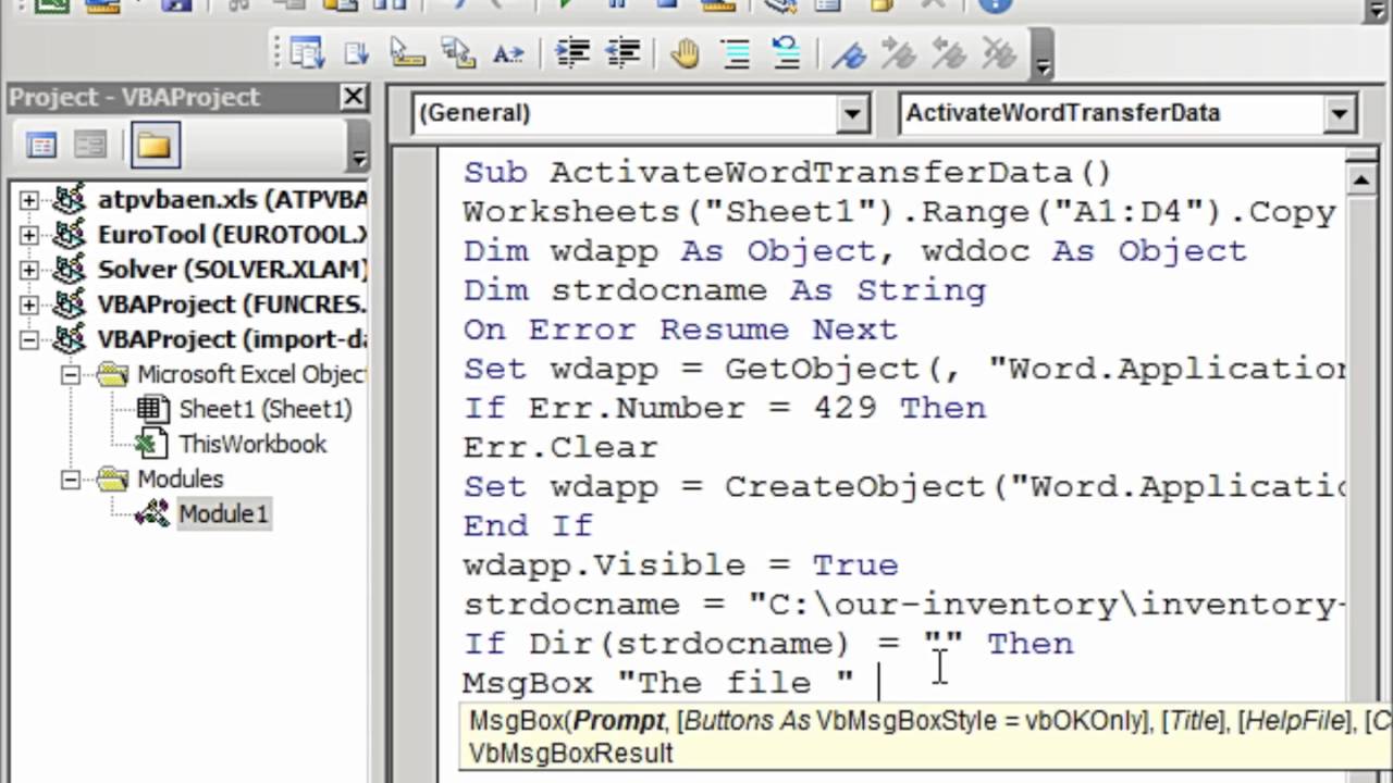 Import Data From Excel To Word Vba Terkait Data