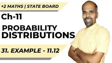 12th | eg. 11.12  | Probability Distributions | Chapter 11 | State Board | ram maths