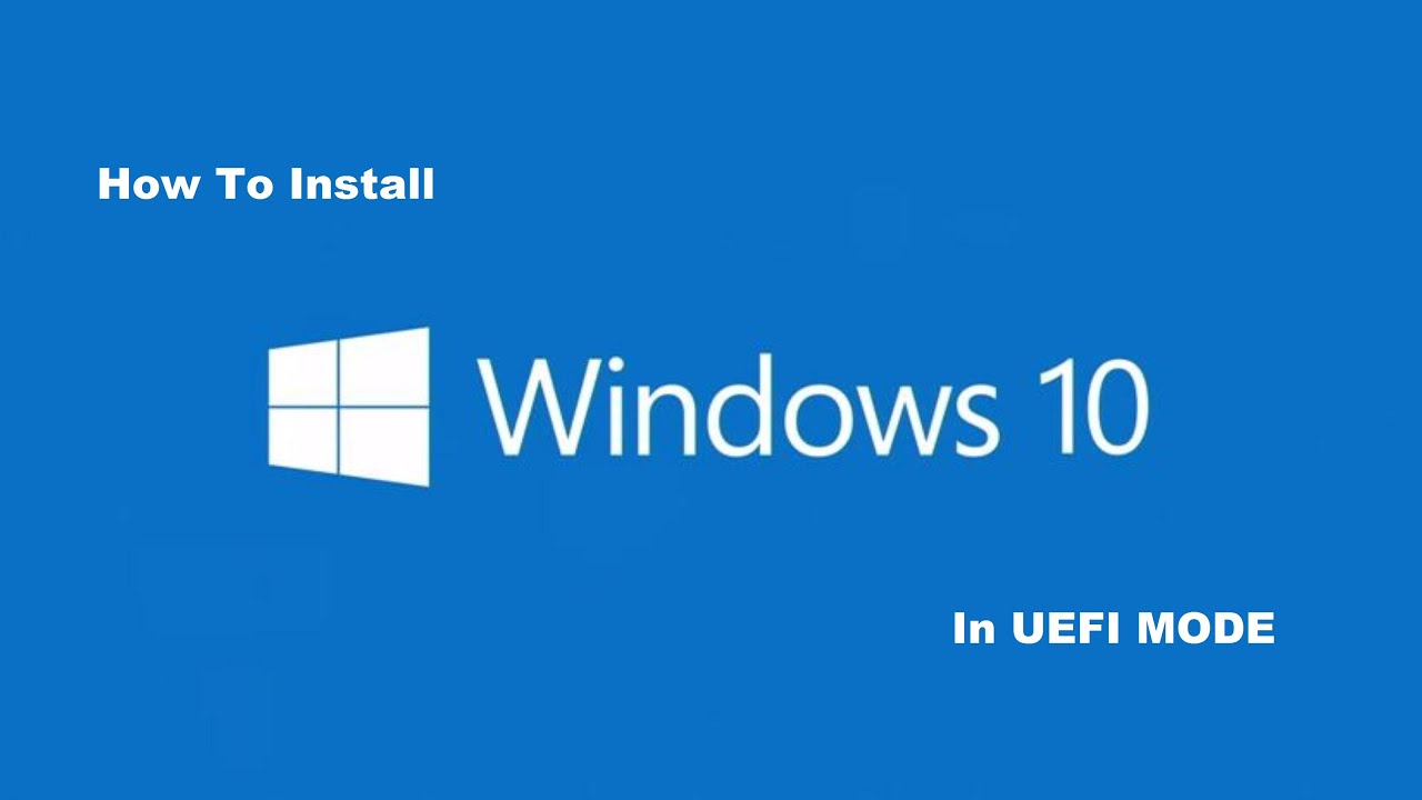 HOW TO INSTALL WINDOWS 28 WITH UEFI BOOTABLE DEVICE.