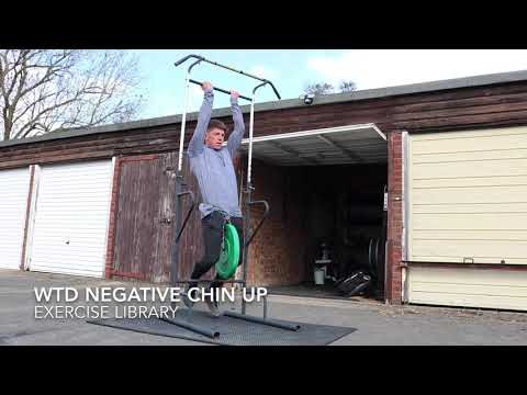 Weighted Negative Chin Up - UNCLE MUSCLE Exercise Library