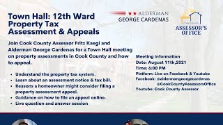 12th Ward Town Hall: Understand Property Tax Assessments and Appeals