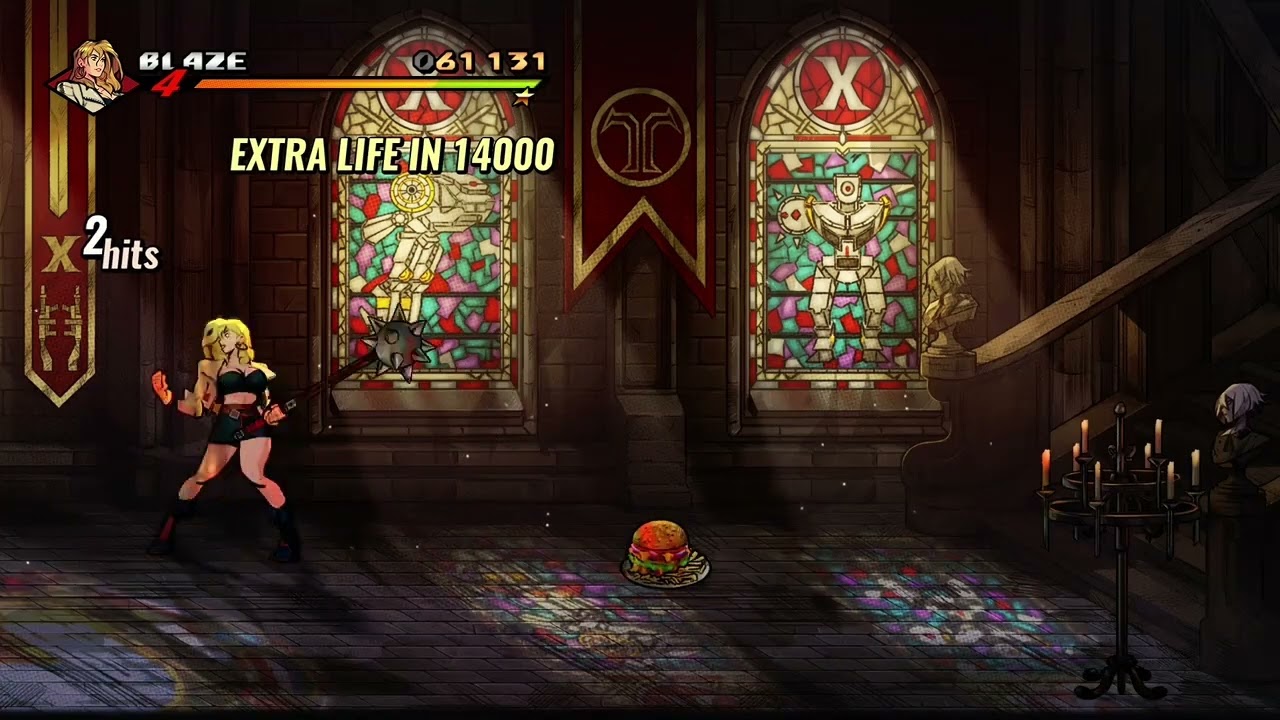 Streets of Rage 4, Stage 12, Mania+, Blaze, vanilla moveset, S-rank