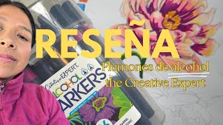 I tried alcohol-based markers. THE CREATIVE EXPERT REVIEW! /Laura Verónica