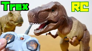 恐竜ラジコン T-REX!頭を振って口が開閉する動きがいい感じです!