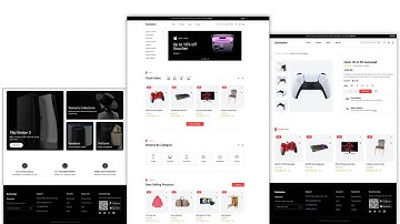 e commerce landing page react and tailwind CSS