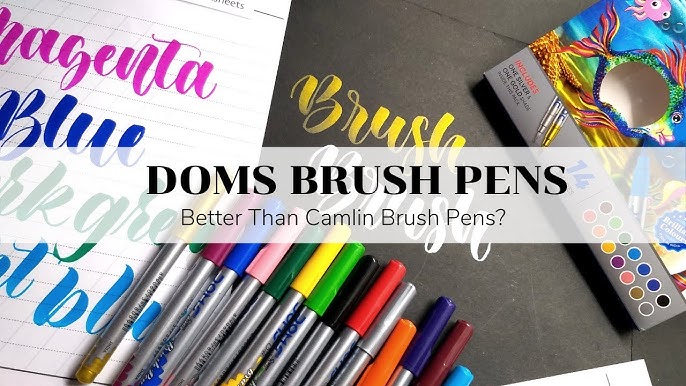 DOMS Brush Pens 14 Shades