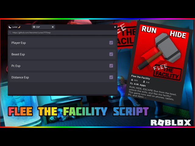 Flee The Facility [Anti Computer lose/Hack computer from  distance/WalkSpeed] Scripts