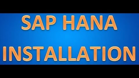 Providing SAP HANA installation service on VMWare. | www.erpinstallation.in