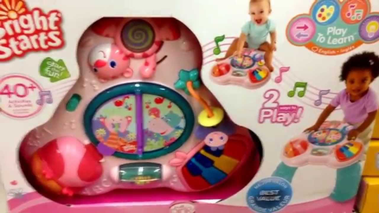 BRIGHT STARS "Musical Learning Table" 2 in 1 Learn and Play Table Toy