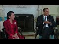 President Obama and President Gloria Macapagal-Arroyo Talk to the Press