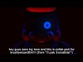 Fnaf the party isnt over  collab part for brushywizard09