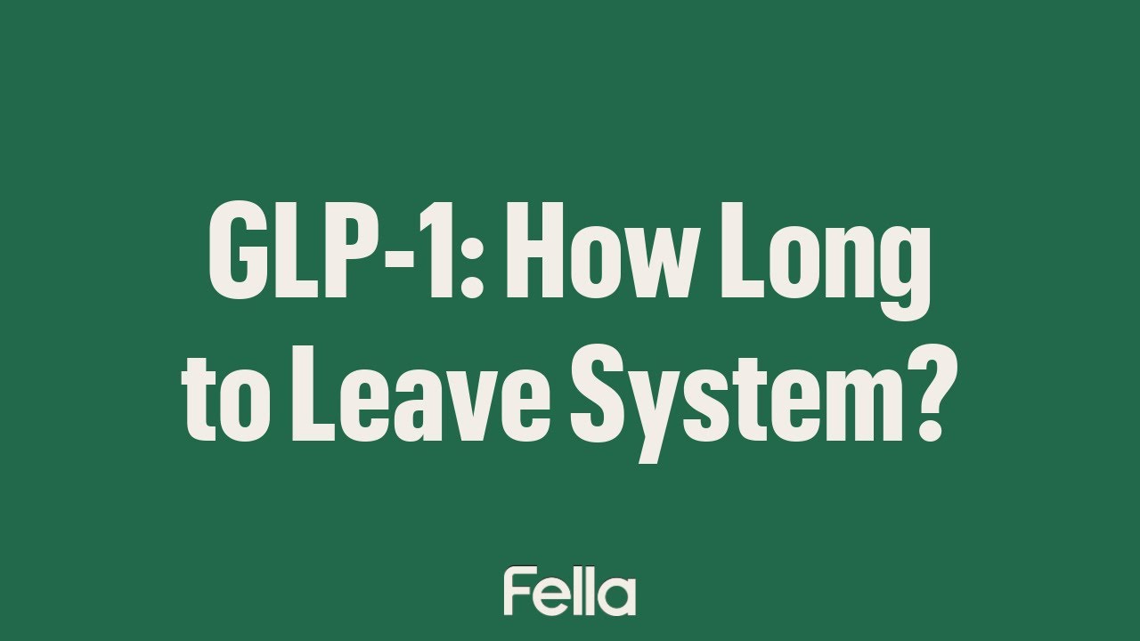 how long does glp-1 stay in your system How Long for GLP-1 to Leave System: Elimination Timeline