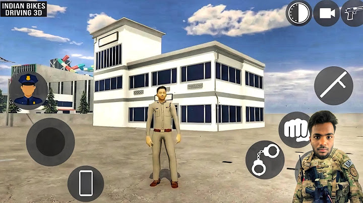 FRANKLIN PLAYING AS ‘’POLICE OFFICER’’ IN INDIAN 🇮🇳 BIKE DRIVING 3D