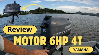 MOTOR DE POPA 6HP 4T YAMAHA | NAVEGA DEMAIS E MUITO ECONÔMICO!