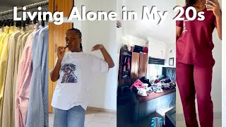 Moving vlog Ep.2 | Apartment tour + First Week Living Alone in my 20s in a New State