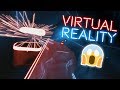 Playing BEATSABER! (VR Game)