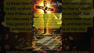 487 Wisdom of Life The Golden Verse Conduct Toward God and Neighbor Sirakh 9 12 13 @TFLaunch