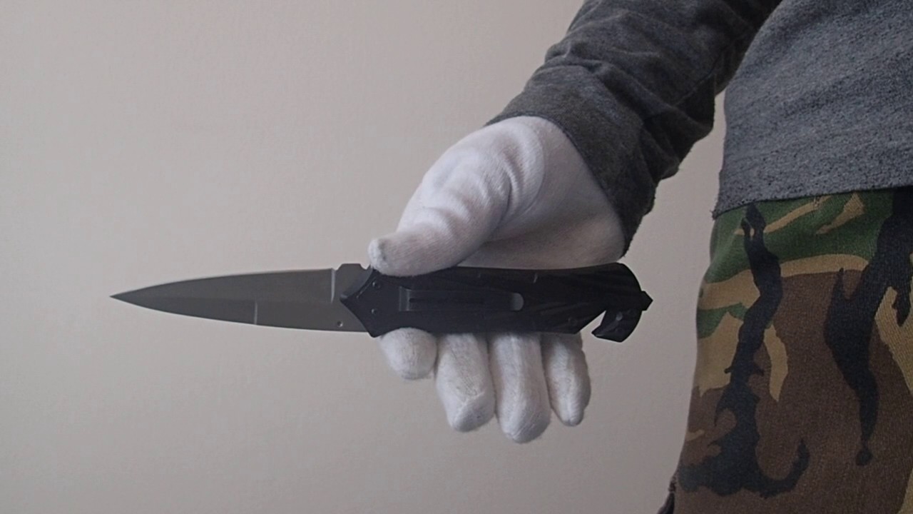PK71 One Hand Knife Semiautomatic - Pocket Knives